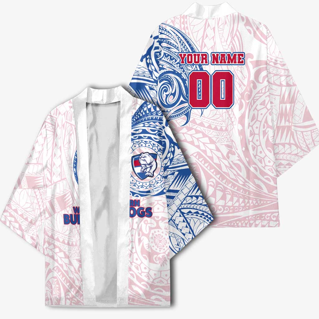 Personalized Western Bulldogs Polynesian Kimono Tribal Chest and Sleeve Tattoo Heritage Warrior