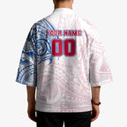 Personalized Western Bulldogs Polynesian Kimono Tribal Chest and Sleeve Tattoo Heritage Warrior