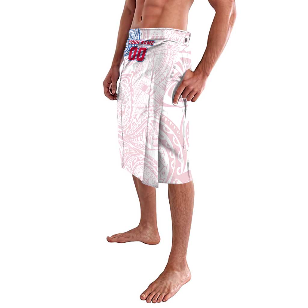Personalized Western Bulldogs Polynesian Lavalava Tribal Chest and Sleeve Tattoo Heritage Warrior