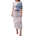 Personalized Western Bulldogs Polynesian Puletasi Tribal Chest and Sleeve Tattoo Heritage Warrior