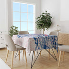Personalized Western Bulldogs Polynesian Tablecloth Tribal Chest and Sleeve Tattoo Heritage Warrior