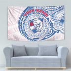 Personalized Western Bulldogs Polynesian Tapestry Tribal Chest and Sleeve Tattoo Heritage Warrior