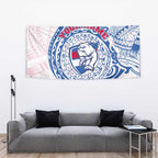 Personalized Western Bulldogs Polynesian Tapestry Tribal Chest and Sleeve Tattoo Heritage Warrior