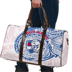 Personalized Western Bulldogs Polynesian Travel Bag Tribal Chest and Sleeve Tattoo Heritage Warrior