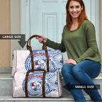 Personalized Western Bulldogs Polynesian Travel Bag Tribal Chest and Sleeve Tattoo Heritage Warrior