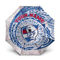 Personalized Western Bulldogs Polynesian Umbrella Tribal Chest and Sleeve Tattoo Heritage Warrior