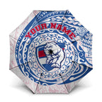 Personalized Western Bulldogs Polynesian Umbrella Tribal Chest and Sleeve Tattoo Heritage Warrior