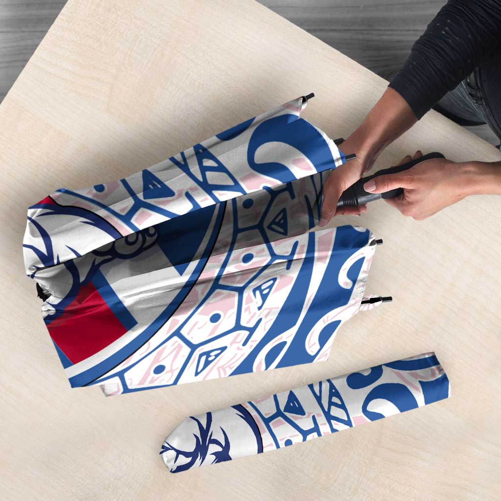 Personalized Western Bulldogs Polynesian Umbrella Tribal Chest and Sleeve Tattoo Heritage Warrior