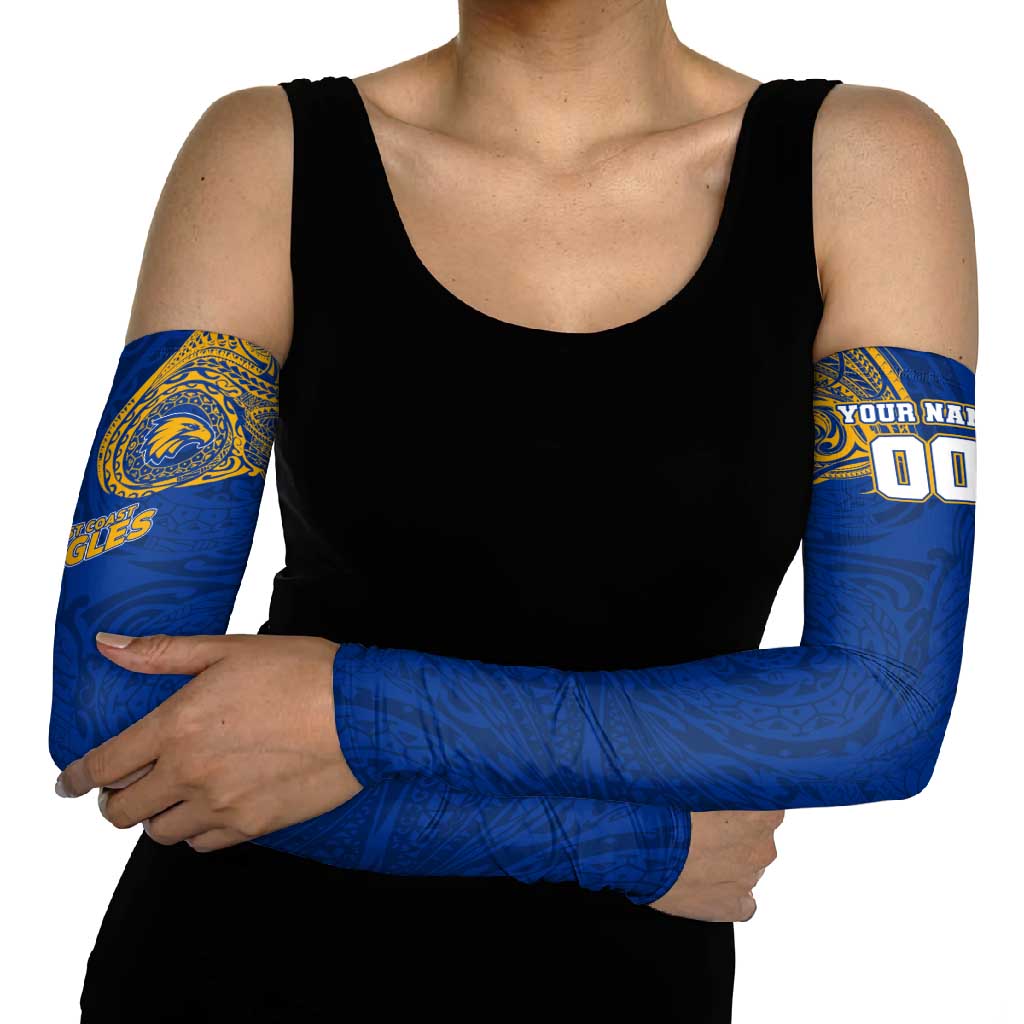Personalized West Coast Eagles Polynesian Arm Sleeves Tribal Chest and Sleeve Tattoo Heritage Warrior