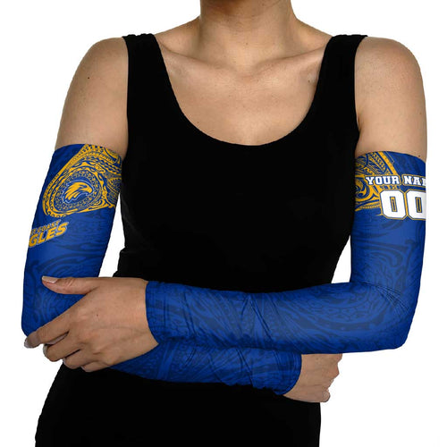 Personalized West Coast Eagles Polynesian Arm Sleeves Tribal Chest and Sleeve Tattoo Heritage Warrior