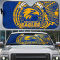Personalized West Coast Eagles Polynesian Auto Sun Shade Tribal Chest and Sleeve Tattoo Heritage Warrior