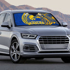 Personalized West Coast Eagles Polynesian Auto Sun Shade Tribal Chest and Sleeve Tattoo Heritage Warrior