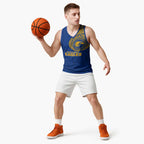 Personalized West Coast Eagles Polynesian Basketball Jersey Tribal Chest and Sleeve Tattoo Heritage Warrior