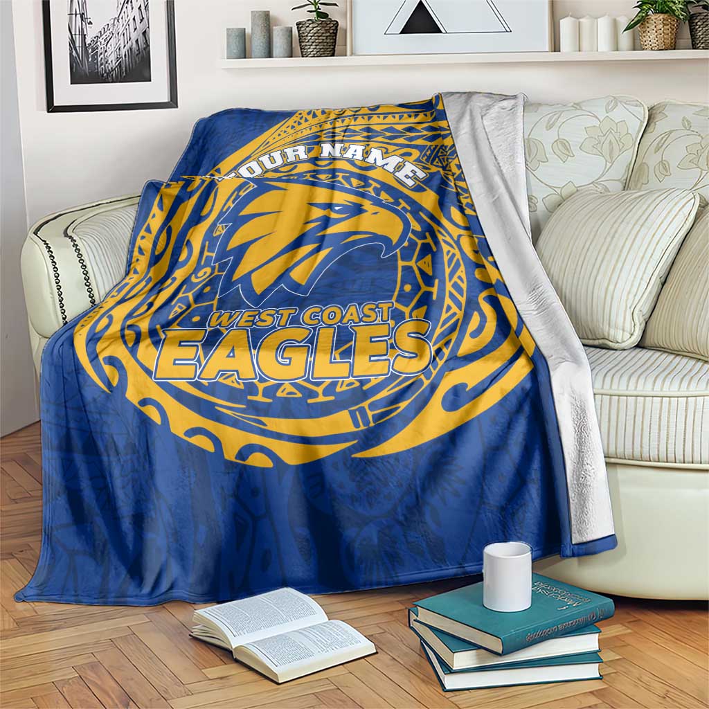 Personalized West Coast Eagles Polynesian Blanket Tribal Chest and Sleeve Tattoo Heritage Warrior