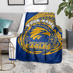 Personalized West Coast Eagles Polynesian Blanket Tribal Chest and Sleeve Tattoo Heritage Warrior