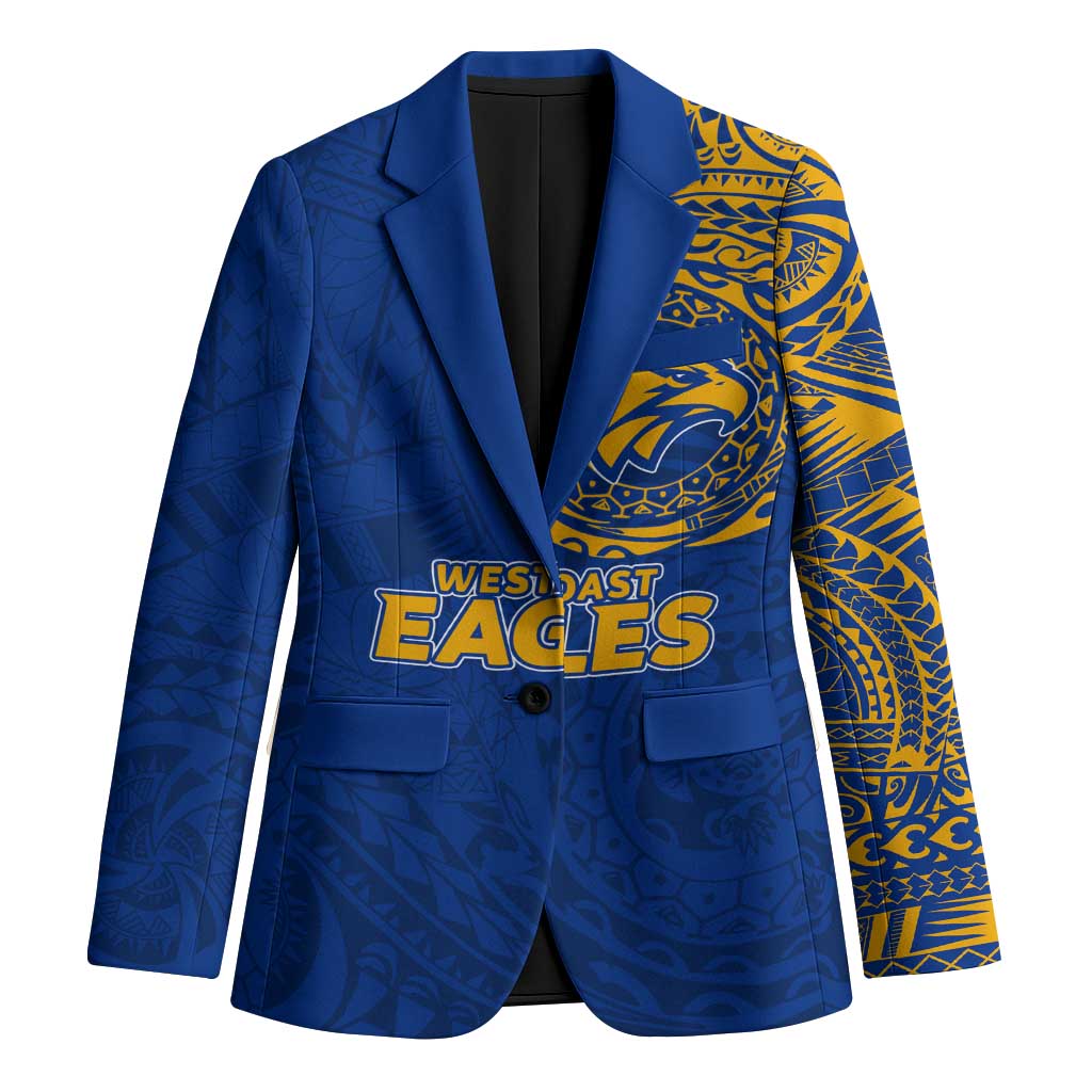 Personalized West Coast Eagles Polynesian Blazer Tribal Chest and Sleeve Tattoo Heritage Warrior