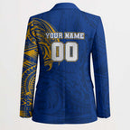 Personalized West Coast Eagles Polynesian Blazer Tribal Chest and Sleeve Tattoo Heritage Warrior