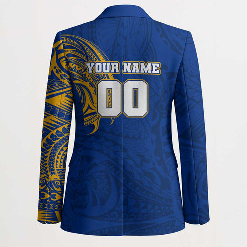 Personalized West Coast Eagles Polynesian Blazer Tribal Chest and Sleeve Tattoo Heritage Warrior