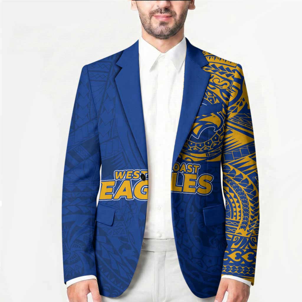 Personalized West Coast Eagles Polynesian Blazer Tribal Chest and Sleeve Tattoo Heritage Warrior