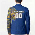 Personalized West Coast Eagles Polynesian Blazer Tribal Chest and Sleeve Tattoo Heritage Warrior