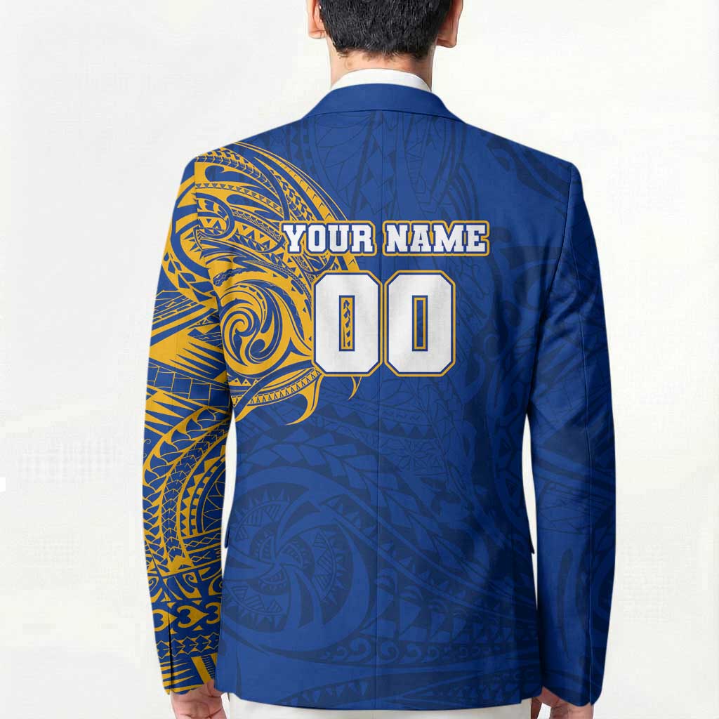 Personalized West Coast Eagles Polynesian Blazer Tribal Chest and Sleeve Tattoo Heritage Warrior