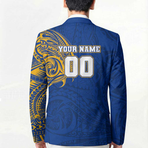 Personalized West Coast Eagles Polynesian Blazer Tribal Chest and Sleeve Tattoo Heritage Warrior