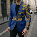 Personalized West Coast Eagles Polynesian Blazer Tribal Chest and Sleeve Tattoo Heritage Warrior