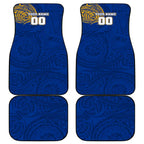 Personalized West Coast Eagles Polynesian Car Mats Tribal Chest and Sleeve Tattoo Heritage Warrior