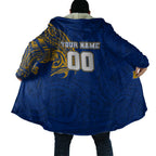 Personalized West Coast Eagles Polynesian Cloak Tribal Chest and Sleeve Tattoo Heritage Warrior