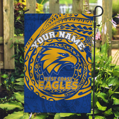 Personalized West Coast Eagles Polynesian Garden Flag Tribal Chest and Sleeve Tattoo Heritage Warrior