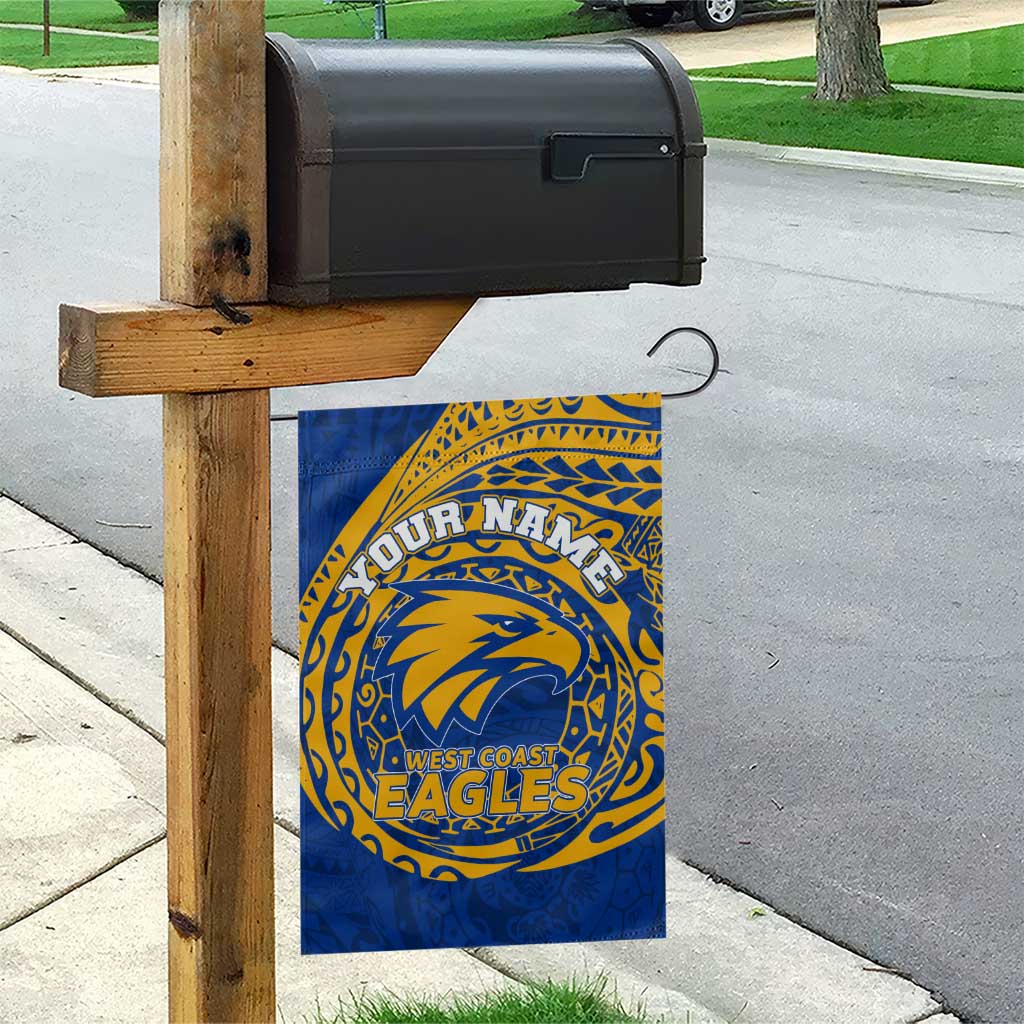 Personalized West Coast Eagles Polynesian Garden Flag Tribal Chest and Sleeve Tattoo Heritage Warrior