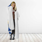 Personalized West Coast Eagles Polynesian Hooded Blanket Tribal Chest and Sleeve Tattoo Heritage Warrior