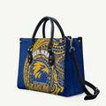 Personalized West Coast Eagles Polynesian Leather Bag Tribal Chest and Sleeve Tattoo Heritage Warrior