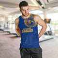 Personalized West Coast Eagles Polynesian Men Tank Top Tribal Chest and Sleeve Tattoo Heritage Warrior