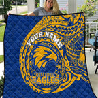 Personalized West Coast Eagles Polynesian Quilt Tribal Chest and Sleeve Tattoo Heritage Warrior