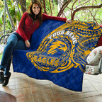 Personalized West Coast Eagles Polynesian Quilt Tribal Chest and Sleeve Tattoo Heritage Warrior