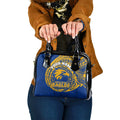 Personalized West Coast Eagles Polynesian Shoulder Handbag Tribal Chest and Sleeve Tattoo Heritage Warrior