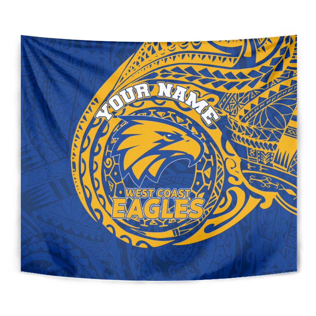 Personalized West Coast Eagles Polynesian Tapestry Tribal Chest and Sleeve Tattoo Heritage Warrior