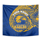 Personalized West Coast Eagles Polynesian Tapestry Tribal Chest and Sleeve Tattoo Heritage Warrior