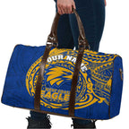 Personalized West Coast Eagles Polynesian Travel Bag Tribal Chest and Sleeve Tattoo Heritage Warrior
