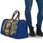 Personalized West Coast Eagles Polynesian Travel Bag Tribal Chest and Sleeve Tattoo Heritage Warrior