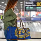 Personalized West Coast Eagles Polynesian Travel Bag Tribal Chest and Sleeve Tattoo Heritage Warrior