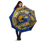 Personalized West Coast Eagles Polynesian Umbrella Tribal Chest and Sleeve Tattoo Heritage Warrior
