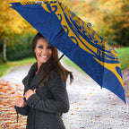 Personalized West Coast Eagles Polynesian Umbrella Tribal Chest and Sleeve Tattoo Heritage Warrior