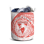 Personalized Sydney Swans Polynesian Laundry Basket Tribal Chest and Sleeve Tattoo Heritage Warrior