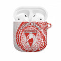 Personalized Sydney Swans Polynesian AirPods Case Tribal Chest and Sleeve Tattoo Heritage Warrior
