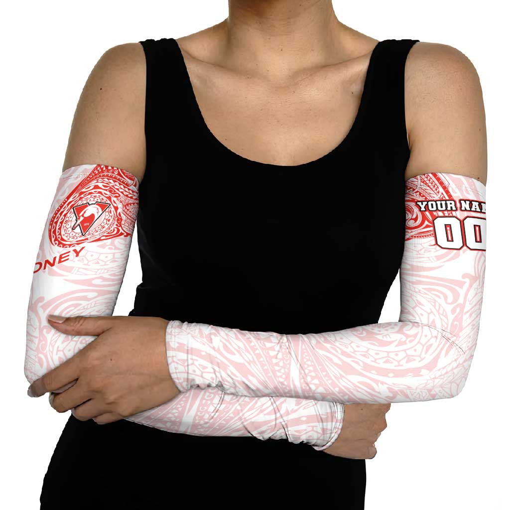 Personalized Sydney Swans Polynesian Arm Sleeves Tribal Chest and Sleeve Tattoo Heritage Warrior