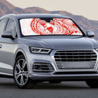 Personalized Sydney Swans Polynesian Auto Sun Shade Tribal Chest and Sleeve Tattoo Heritage Warrior