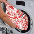 Personalized Sydney Swans Polynesian Bathroom Set Tribal Chest and Sleeve Tattoo Heritage Warrior