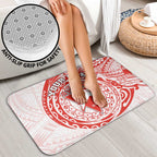Personalized Sydney Swans Polynesian Bathroom Set Tribal Chest and Sleeve Tattoo Heritage Warrior
